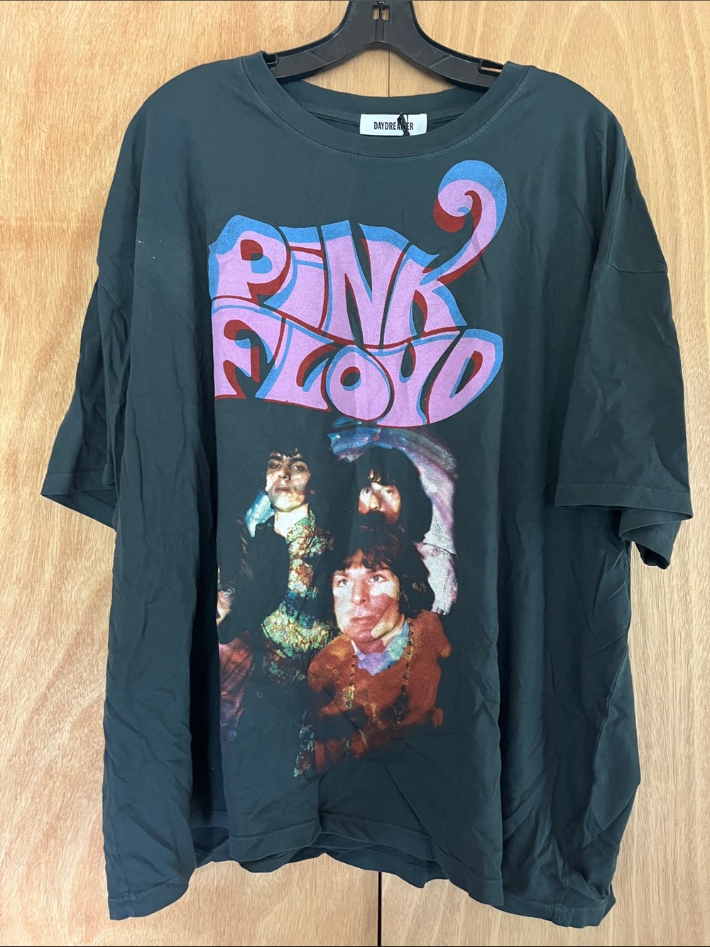 NWT Daydreamer womens Pink & Black Pink Floyd Graphic Tee one size